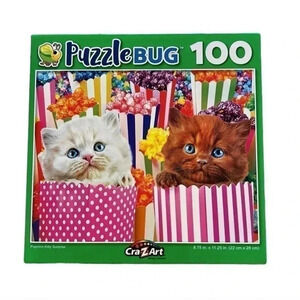 NWT Kittens Puzzlebug CraZArt 100 Piece Jigsaw Puzzle